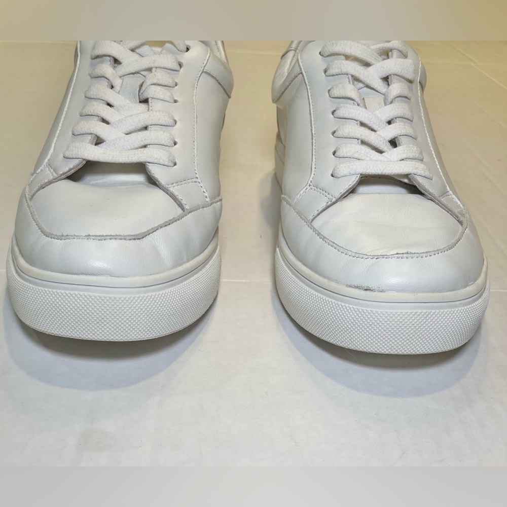 Birdies Size 9 The Cardinal Leather Sneaker in White - Picture 3 of 10